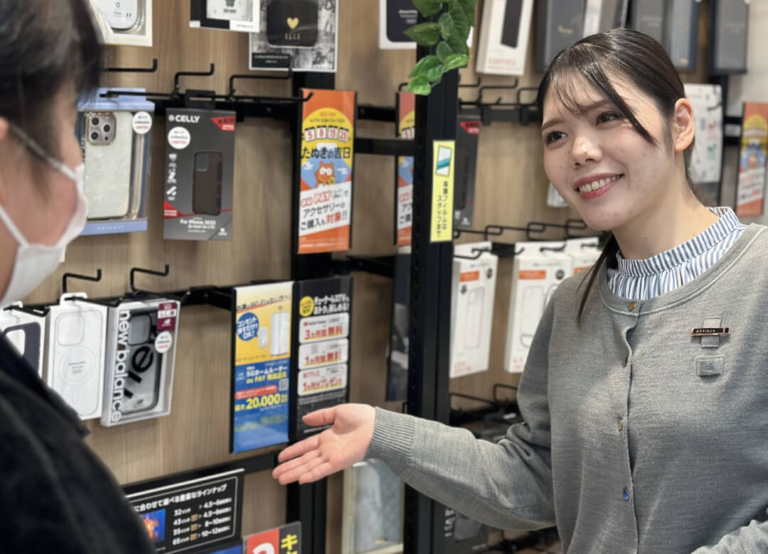 ついつい、アクセサリーの話でも盛り上がっちゃいます。